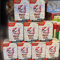 Boîte de collection originale 151 Pokémon, Pok Mon TCG Scarlet Violet 151 Booster Bundle, scellé en usine, 6 paquets de boosters, Mew Kanto