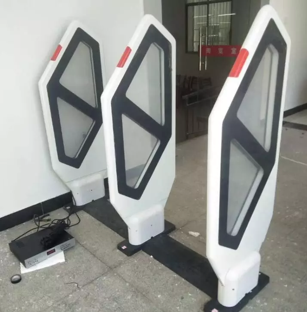 Factory Supply Classic EM 1KHz Library Anti-theft System White ABS Material Sound and Light Alarm EAS System for Book Store