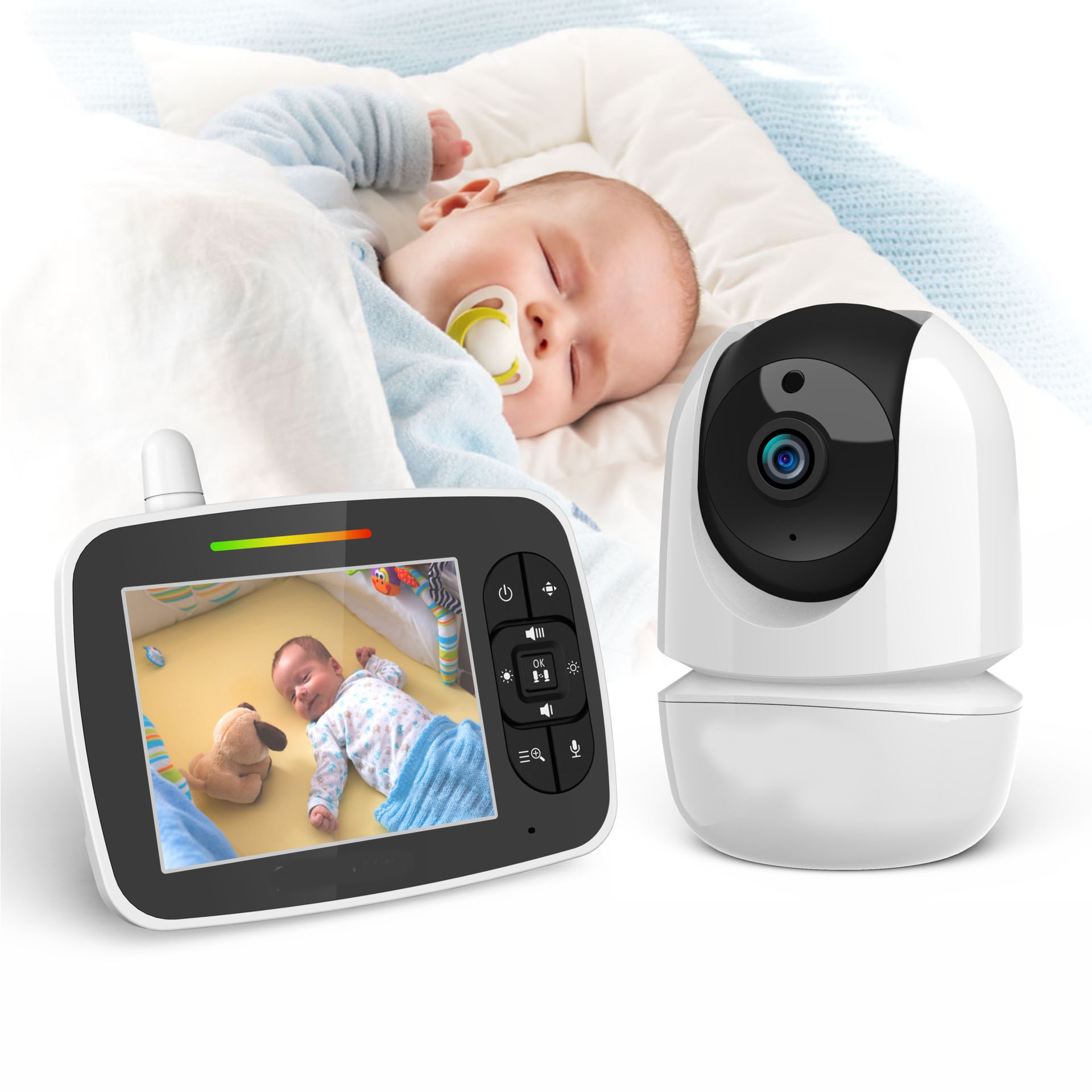 Factory stable quality hot bebe monitor camera with night version