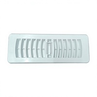 Grille de sol rectangulaire décorative, cache de ventilation 3x10 pouces, ventilation d'échappement CVC, décoration intérieure, réglage facile de l'alimentation en air