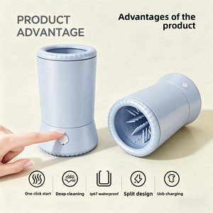 Taza Eléctrica Portátil de ABS para Lavar Patas de Mascotas - Dispositivo Automático de Limpieza de Patas de Perro con Función de Masaje para Uso en Exteriores y en Casa, para Gatos y Perros - Product Image 3