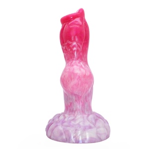 Dildo de Silicona Realista con Forma de Pene de Lobo, Color Rosa Fantasía, para Principiantes, Juguete Sexual Anal para Mujeres, Hombres y Parejas - Product Image 4