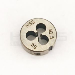 Filiere Circolari in Acciaio HSS per Filettatura M1 M1.2 M1.5 M1.8 M2 M2.5 M3 M3.5 M4 M5 M6 M8 Utensili per Taglio Viti Standard DIN ISO - Product Image 6