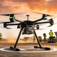 Drone de haute précision avec cadre en carbone, découpe CNC personnalisée, fibre de carbone T700, service UAV industriel