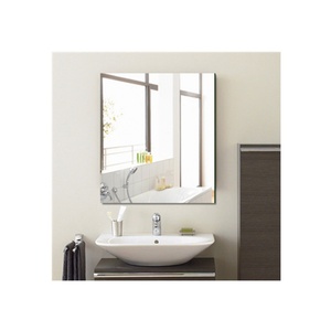 Modern Decorative Special Shape Fashion Tempered <b>Silver</b> Oval Bathroom Toilet Frameless Wall <b>Mirror</b> 6mm Thick 4mm Wood Aluminium - Product Image 5