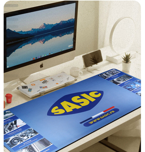 Tapis de souris professionnel d'usine PVC à dessus rigide laminé avec tapis de souris à base de mousse 3mmEVA personnalisé - Product Image 1