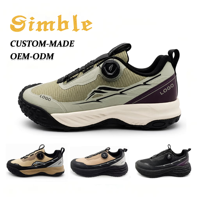 Chaussures de randonnée légères en mesh pour hommes, baskets personnalisables avec logo, résistantes et antidérapantes pour activités sur le terrain