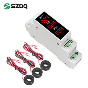 Amperímetro Digital LED Monofásico de 1-100A para Riel DIN con Precisión del 1.0% y Temperatura de Funcionamiento de -10~+70 - Product Image 5