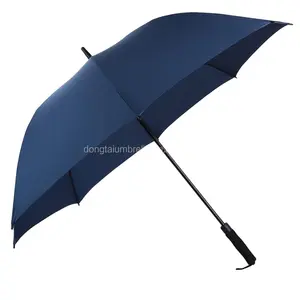 로고 인쇄물을 가진 60 인치 아크 폭풍 증거 큰 골프 섬유유리 우산