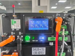 Paquete de batería 60kWh <span class=keywords><strong>300V</strong></span> <span class=keywords><strong>200AH</strong></span> LiFePO4, sistema de almacenamiento de energía solar de alto voltaje con BMS y controlador - Product Image 3