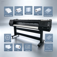Impresora UV de rollo de cuero de gran formato Kawania I3200 de 1800 mm (1.8 m) de alta resistencia, nueva, de 6 pies, hasta 10 ppm, automática