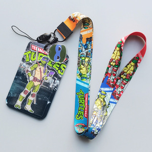 Porte-cartes rigide en métal pour cartes de bus, d'identité (étudiant, employé, campus) et de repas, avec impression par transfert thermique, motif <span class=keywords><strong>dessin</strong></span> <span class=keywords><strong>animé</strong></span> Anime Teenage Mutant - Product Image 4