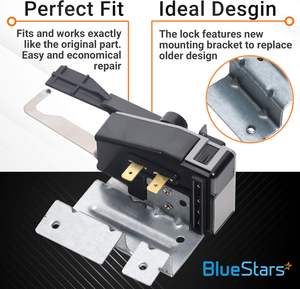 Interruptor de Bloqueo de Tapa de Repuesto Ecológico de Plástico BlueStars 134101800 para <span class=keywords><strong>Lavadoras</strong></span> <span class=keywords><strong>Electrolux</strong></span> Frigidaire, Modelos Compatibles - Product Image 5