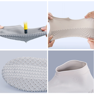 Bao giày silicon chống thấm nước, chất liệu cao su, chống trơn trượt, bảo vệ giày khi đi mưa, ủng đi mưa nam, ủng đi mưa xuất xưởng. - Product Image 2