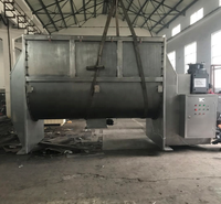 Mélangeur à ruban horizontal industriel XT 500 kg avec moteur ABB, certifié CE, pour farine, avec équipement de séchage et boîte de vitesses
