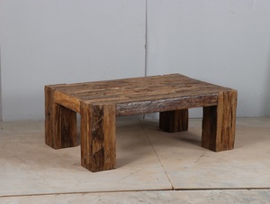 Mesa de Centro de Madera Moderna, Duradera, Portátil y Minimalista, Mesa de Madera Maciza para Sala de Estar, Oficina, Sala de Espera, Hogar - Product Image 2