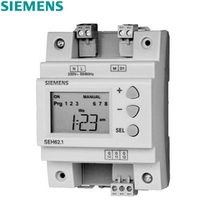 Siemens Seh62.1 Digital Clock Controller 230V 50/60Hz <b>Timer</b> Switch Manual Control 24 Hour Setting - Product Image 1