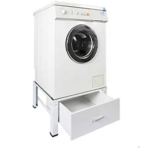 Estante de almacenamiento para lavadora, soporte de pedestales de carga frontal, calidad China