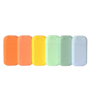 20ml 30ml Hot Sale Mini Travel Pocket Credit Card Refillable Perfume Transparent Spray Bottle Type U Free Wash Hand Bottle