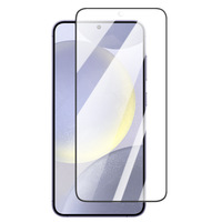 Pelindung layar anti gores 3D gelembung bening HD Samsung Galaxy S24 A54/A34/A74/A14/A24/A04 termasuk lensa kamera GPS