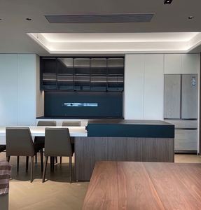 Buffet moderne écologique en bois pour salle à manger Buffet personnalisé avec étagères réglables Panneau en bois pour rangement - Product Image 6