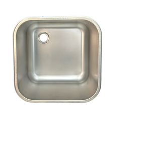 อ่างล้างจานสแตนเลสทรงสี่เหลี่ยมทำด้วยมืออุปกรณ์สำหรับโรงแรมและร้านอาหาร - Product Image 1