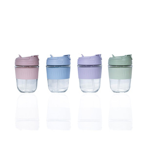แก้วน้ำพร้อมหลอด 350 มล. 500 มล. สำหรับใช้ในบ้านและสำนักงาน - Product Image 3