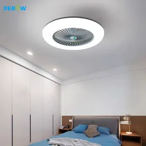 Đèn Trần Led Có Quạt, Đèn Trần Điều Khiển Từ Xa Kiểu Tối Giản Hiện Đại Trong Nhà Cổ Phiếu Kèm Quạt