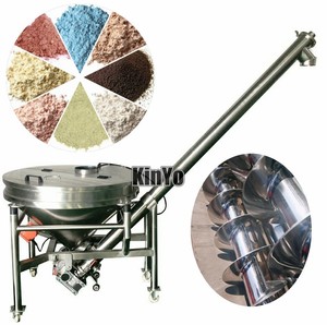KinYo Stainless Steel 304 810w Factory Vibrating Hopper Inclined <strong>Screw</strong> Conveyor <strong>Auger</strong> <strong>Feeder</strong> - Product Image 1