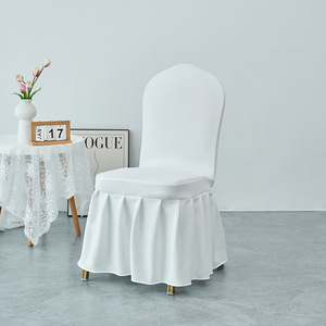 Venta al por mayor barato poliéster elástico banquete boda <span class=keywords><strong>comedor</strong></span> silla cubierta grandes cantidades <span class=keywords><strong>para</strong></span> uso del hotel - Product Image 3