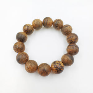 Vintage Brunei Yabancı Ağacı Örgülü Boncuklu Erkek Bilekliği - Product Image 2