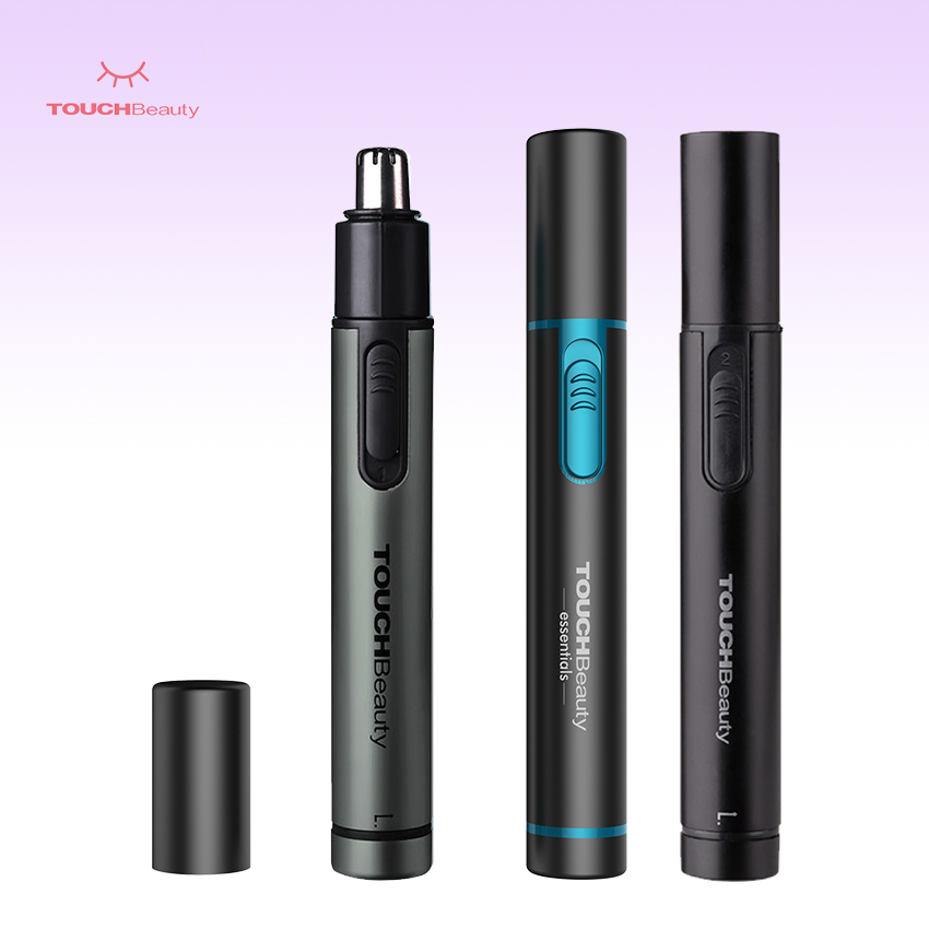 TOUCHBeauty TB0656 360 degree rotary 2 blades battery power Mini Electric ear and nose hair trimmer clip per
