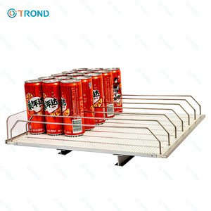 Система управления полками для супермаркетов, кулер для напитков, Гравитационный подающий ролик, направляющие стеллажи, роликовый лоток для удобного напитка - Product Image 5