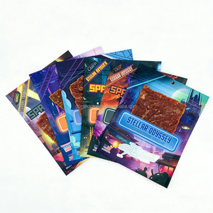 Bolsas de Plástico Doypack con Cierre Ziplock, Impresas a Medida en Negro y Rojo, de 150g, 250g y 500g, con Materiales Reciclados para Carne de Cerdo y Res Seca - Product Image 6