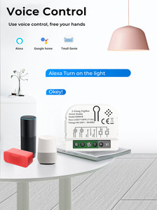 <span class=keywords><strong>3</strong></span> <span class=keywords><strong>Gang</strong></span> Tuya ZigBee Wifi interruptor de luz inteligente módulo de relé <span class=keywords><strong>Smart</strong></span> Life/Tuya App Control con soporte Neutral Google Alexa - Product Image 3