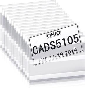 Nuevas Fundas Protectoras para Matrículas de <span class=keywords><strong>Coche</strong></span>, Cubiertas Temporales para Placas de Concesionario - Product Image 1
