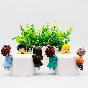 All'ingrosso 5-7CM Anime uccisore di demoni: Kimetsu No Yaiba statua goccia modello PVC Figure giocattoli - Product Image 2