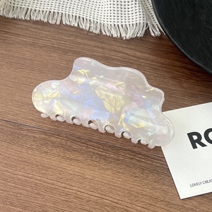 Pinza de Pelo Grande Estilo Europeo Americano Coreano, de Acetato, para Mujer, Ecológica, para Uso Diario, 10 cm, para Uso en el Hogar - Product Image 2