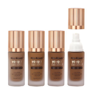 Base de Maquillaje Mate de Cobertura Total Kiss Beauty de 50 ml, Resistente al Agua, Venta al por Mayor, Logotipo Personalizado, Marca Privada, Base de Maquillaje para Piel de Mujer Negra - Product Image 4