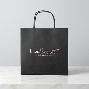 <span class=keywords><strong>Sac</strong></span> cadeau de luxe en <span class=keywords><strong>papier</strong></span> avec lamination et estampage à chaud, avec poignée en corde, sacs de shopping personnalisés imprimés pour l'emballage - Product Image 3