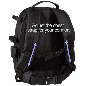 Sac à dos étanche pour appareil photo, sac à dos de photographie antivol avec compartiment pour ordinateur portable de 15,4 pouces, support pour trépied, housse de pluie - Product Image 5