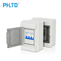 PHPC-12 12 voies boîte de commutation en plastique unité de consommation panneau de distribution électrique MCB interrupteur boîte de distribution boîte de combinaison
