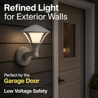 Lampes murales LED d'extérieur, IP66 étanche, blanc chaud, flocon de neige, boîtier en aluminium gris pour entrée de portail