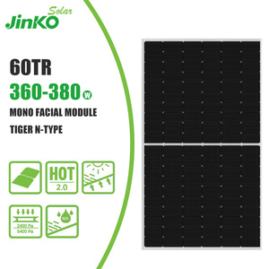 <span class=keywords><strong>JINKO</strong></span> Tiger N-Type 360W 365W 370W <span class=keywords><strong>375W</strong></span> 380W โมดูลหน้าแบบโมโนสีดำทั้งหมดสำหรับระบบพลังงานแสงอาทิตย์ - Product Image 2