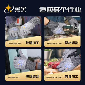 Guantes Resistentes a Cortes Xingyu H515C Nivel 5, Recubiertos de Nitrilo HPPEPU, Guantes de Trabajo Anticorte, Talla L - Product Image 4