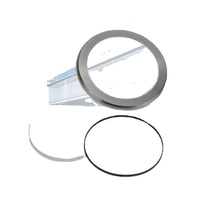 Nouvel arrivage : Lunette plate fixe en acier inoxydable 316L avec caractéristiques SKX007 et verre saphir plat pour pièces de boîtier de montre