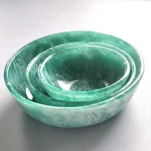 Tazón de Resina con Efecto Mármol Decorativo Moderno de Calidad de Exportación para Cocina, Comedor y Sala de Estar, Disponible a Precio Directo de Fábrica - Product Image 1