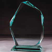 2016 Best qualität plexiglas klar glas trophy award