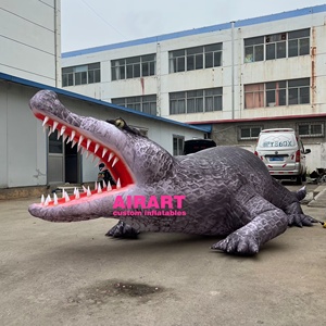 Modèle de <span class=keywords><strong>crocodile</strong></span> <span class=keywords><strong>gonflable</strong></span> géant / Animal alligator <span class=keywords><strong>gonflable</strong></span> pour la décoration d'événements en plein air - Product Image 2