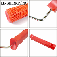 LSY7 ''Texture Roller DIY Decorative Art Pattern Paint Roller Rouleau en caoutchouc pour la décoration des murs, meubles et sols